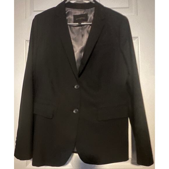 Banana Republic Washable Two Button Blazer - Black - Size 8 - Classic Tailored - Picture 7 of 8